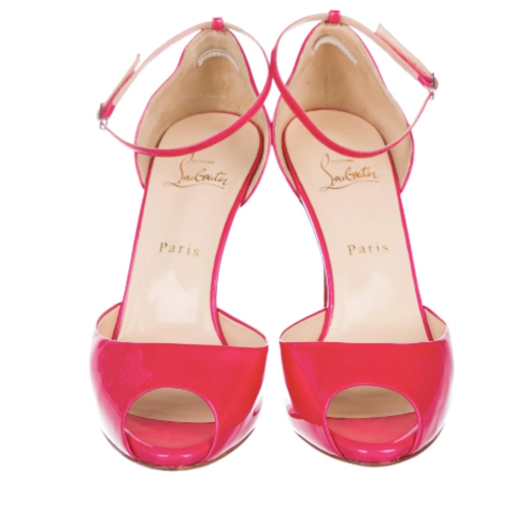 SOLD- CHRISTIAN LOUBOUTIN Pink Patent Heels